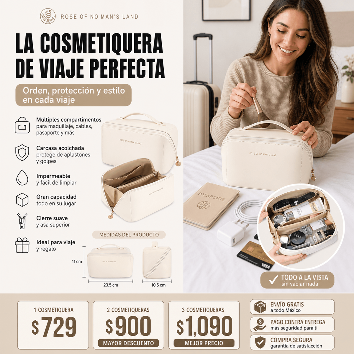 COSMETIQUERA MULTIFUNCIONAL